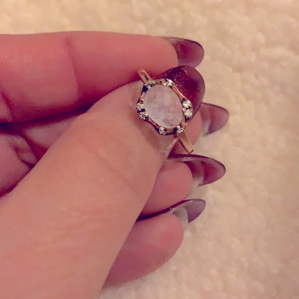 Rose Gold Aura Ring 5-5 1/2m